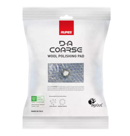 Rupes Futro Coarse 80/90mm niebieskie, cutting