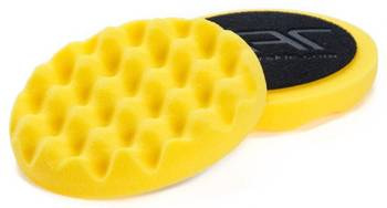 NAT gąbka polerska Żółta 150mm Karbowana