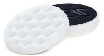 NAT gąbka polerska Biała 135mm Karbowana