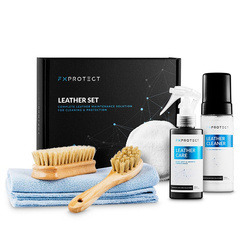 FX PROTECT Leather Set zestaw do czyszczenia i zabezpieczenia tapicerki skórzanej