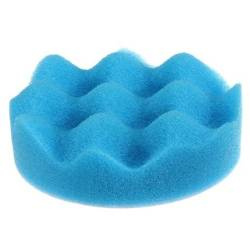NAT gąbka polerska Niebieska 80mm Karbowana