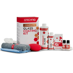 GTECHNIQ Glass Coating Kit kompletny zestaw do zabezpieczania i pielęgnacji szyb