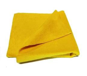 Bestseller Yellow PRO 40x40cm 330g/m2 bezszwowa mikrofibra do docierania powłok