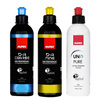 Zestaw past polerskich Rupes DA Coarse + DA Fine + Uno Pure 250ml do wieloetapowej korekty lakieru