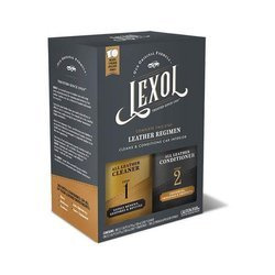 Lexol Leather Kit 2szt 236ml + 2szt Aplikator zestaw do czyszczenia skóry